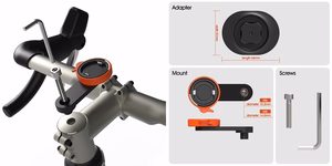 Bicycle, Motorcycle Phone Holder, Stem Mount (M6), Must