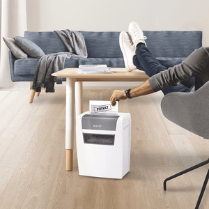 Leitz IQ Home – P-4 paberipurustaja, 6 lehte, 15 l mahuti (80340000)