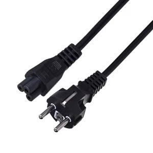 Savio CL-81 toitekaabel must 1,8 m pistik tüüp E IEC C5