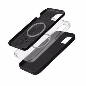 Crong Color Cover Magnetic MagSafe ümbris seadmele iPhone 15 Plus, must