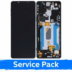 LCD Ekraan Ühildub Sony Xperia 1 III Must (Service Pack)