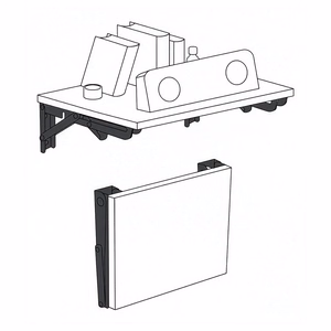 Maclean kokkupandav seinariiuli kandur, min. 300 mm, max. 600 mm, max. 50 kg, 2 tk, MC-195