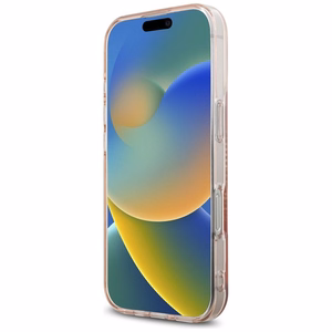 KARL LAGERFELD ümbris jaoks IPHONE 16 Pro KLHCP16LHKHDCELP (IML Rhinestones S K Head) roosa