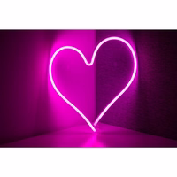 neoon LED on USB - HEART mudel
