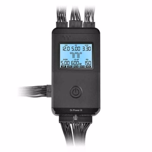 Must Thermaltake Dr. Power III toiteploki tester