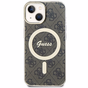 Guess IML 4G MagSafe iPhone 15 Plus Ümbris - Brown