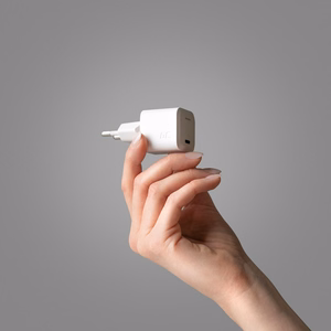Green Cell PowerGaN 33W PD 3.0 QC 3.0 USB laadija 1× USB-C, valge