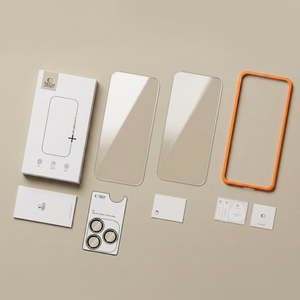 Tech-Protect Easy Set+ 2-osaline karastatud klaasist kaitsekomplekt ekraanile ja kaamera objektiividele mudelile iPhone 18 Pro Max