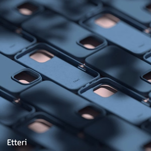 Etteri Silikoonist ümbris iPhone 16 Pro Max 6,9" tumesinine