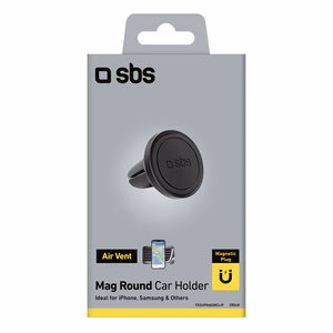 SBS TESUPMAGMCLIP smartphone hoidja magnetic, jaoks air vent - must