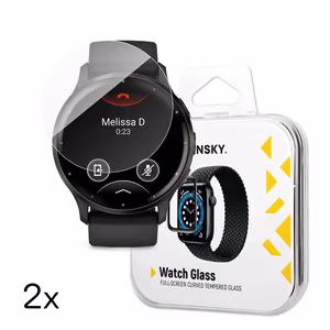 Wozinsky Full Glue Karastatud klaas jaoks Garmin Venu 3 45mm (2 pcs.)