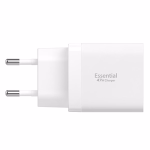Spigen Essential EE472EU 2-port USC-C 47W wall laadija - valge