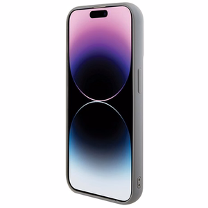 Guess Sequin Script Metal чехол для iPhone 15 Pro Max - серебряный
