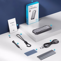 Orico OXS2C3-G2 M.2 NVMe/SATA SSD USB-C 3.2 Tactical Reinforced Disk Caddy - Hall