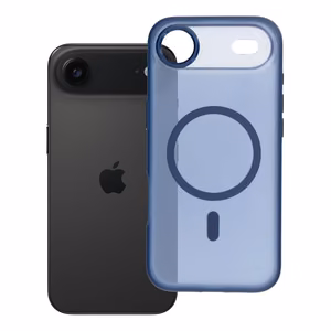 Чехол iPhone 17 AIR Flexline Mag Cover, совместимый с MagSafe, темно-синий