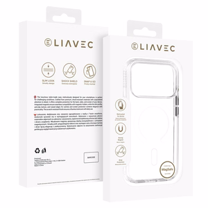 Liavec Pure ümbris kaamera juhtnupuga mudelile iPhone 18 Pro Max/17 Pro Max, valge