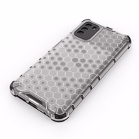 Honeycomb Case kaitsekate TPU kaitserauaga Xiaomi Poco M3 läbipaistev
