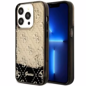 Guess GUHCP14LLC4PSGK iPhone 14 Pro 6.1" must/must hardcase Liquid Glitter 4G Transculent