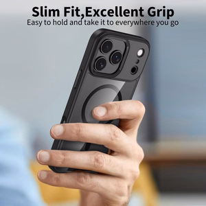 Tech-Protect MagMat MagSafe Ümbris jaoks iPhone 17 Pro Max - Clear Must