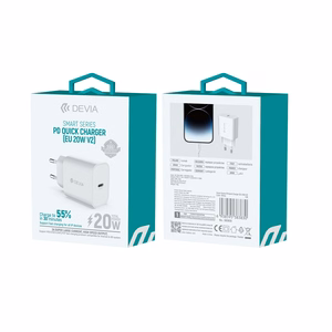 Devia seinalaadija Smart PD 1x USB-C 20W valge