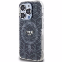 Guess IML GCube MagSafe ümbris jaoks iPhone 15 Pro Max - must