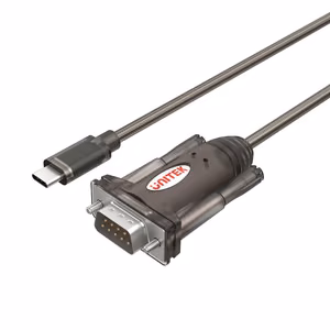 UNITEK Y-1105K jadakaabel Must 1,5 m DB-9