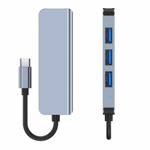 HUB Tech-Protect V1 4in1 USB-C - 3x USB-A 2.0 / USB-A 3.0 - hall