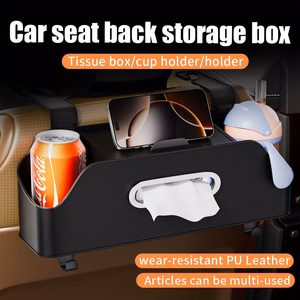 Auto organiseerija esiistmetele sahtlitega OXFORD, must