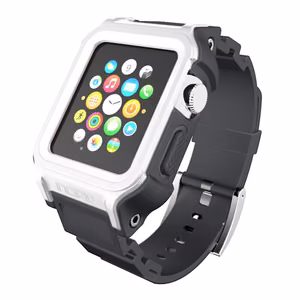 Incipio Octane tugevdatud rihm 38 / 40 / 41 mm Apple Watchile, valge ja hall