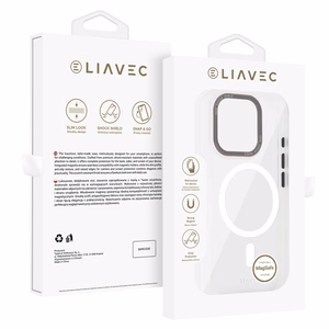 Liavec Hybrid Magsafe прозрачный Чехол для Iphone 15 Pro Max