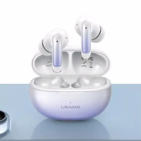 USAMS Kõrvaklapid Bluetooth 5.3 TWS X-don series ENC juhtmevabad lilla gradient BHUENCXD04 (US-XD19)