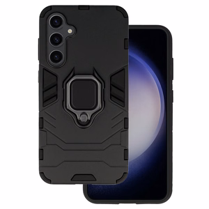 Ring Armor Ümbris jaoks Samsung Galaxy S23 FE Must