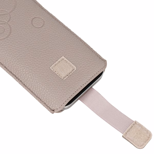 WONDER Deko Pouch Ümbris (Size M) jaoks Iphone 5/Nokia 215 4G/225/5310 2020 cappuccino