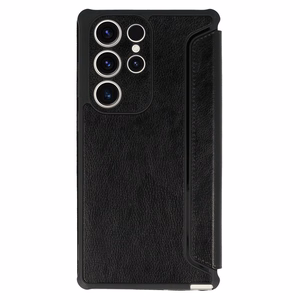 Razor Leather Kaaned jaoks Samsung Galaxy S23 must