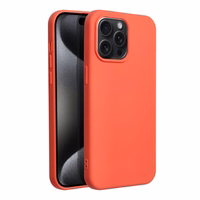 SILICONE case jaoks IPHONE 15 Pro Max peach