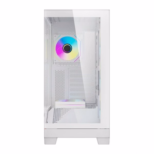 Arvutikorpus Darkflash K430 + ventilaatorid (valge)