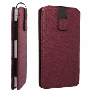 WONDER Flexi Pouch Case (Size XXL) for Iphone 18 Pro Max/17 Pro Max/16 Pro Max/Samsung S26 Ultra/S25 Ultra/Xiaomi 15 Ultra/14 Ultra/Oppo Find X8 Ultra/Find X6 Pro/Vivo/X200 Pro/X90 Pro+/MotorolanEdge 50 Ultra/Edge 40 Pro burgundy