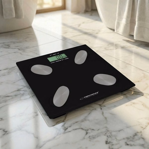 Esperanza EBS022K kandiline elektrooniline vannitoakaal, must
