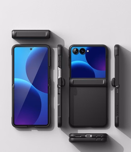 Ringke Onyx Flap MagSafe ümbris mudelile Samsung Galaxy Z Flip 8 – must