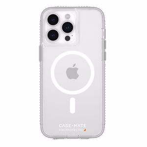 Case-Mate Ultra Tough+ D3O MagSafe ümbris seadmele iPhone 15 Pro Max, läbipaistev