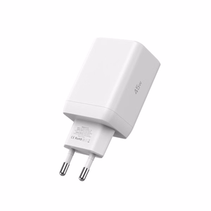 Tech-Protect NC45W-GAN 2-PORT PD45W Laadija - valge