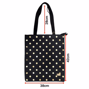 Shopping bag Wonder wzór 2 gold polka-dot