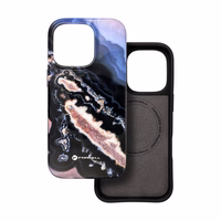 Ümbris jaoks iPhone 15 Forcell F-Protect Mirage compatible with MagSafe Military Drop-Test kuldne island