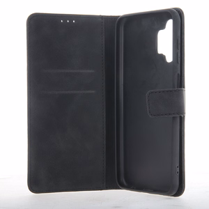 Smart Velvet ümbris jaoks Samsung Galaxy A54 5G must