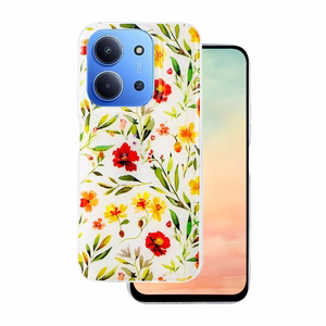 Glow Glam ümbris jaoks Xiaomi Redmi 15 4G EU / 15 5G EU (171,08 x 82,05 x 8,55) valge