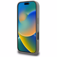 DKNY Checkered Pattern Magsafe iPhone 16 Pro Ümbris - Beige