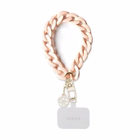 GUESS hand strap GUOUCBMC4MP (Large Chain Acrylic 4G Charms) roosa