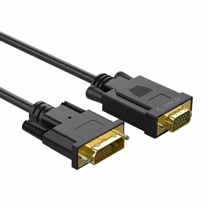 Orico XD-DITV DVI 24+1–VGA, Full HD kaabel, 5 m – must