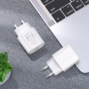 Laadija Hoco N22 25W USB-C + USB-C to USB-C kaabel 1.0m valge