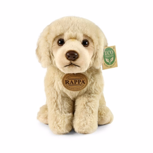 Rappa Soft Collection keskkonnahoidlik realistlik istuva labradori retriiveri plüüslelu, 23 cm